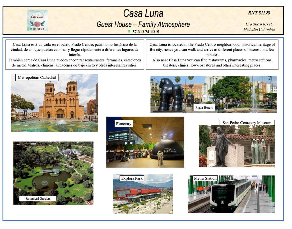 Casa Luna -Estrategica Ubicacion- Μεντεγίν Εξωτερικό φωτογραφία