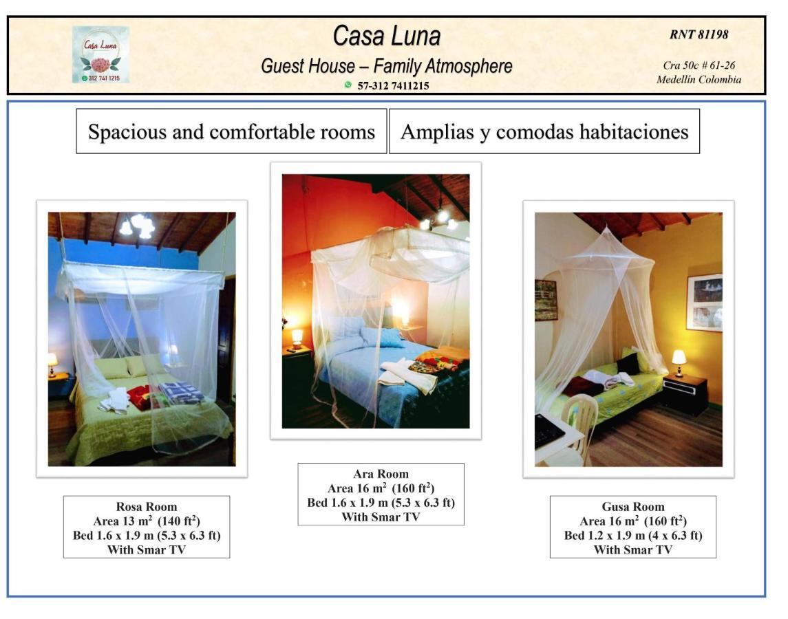 Casa Luna -Estrategica Ubicacion- Μεντεγίν Εξωτερικό φωτογραφία
